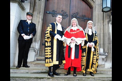 David Gauke MP arrives to be sworn in as lord chancellor